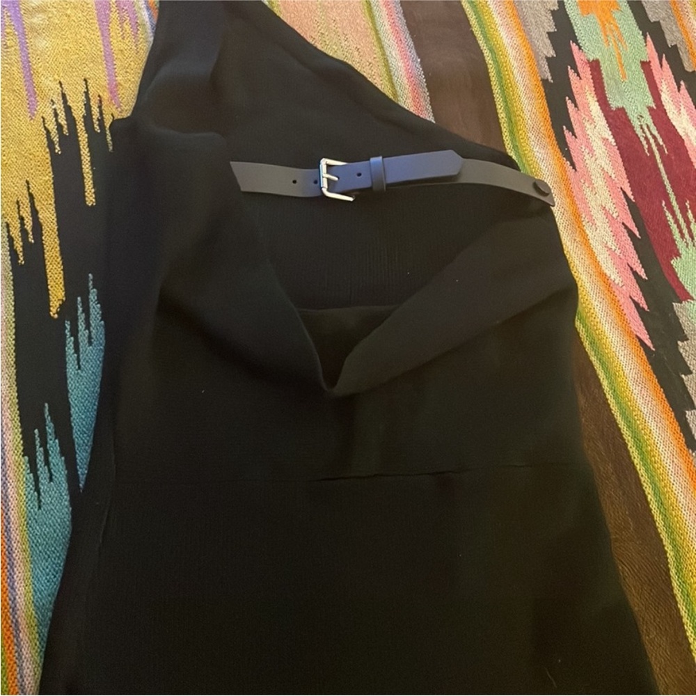 🎉NWT MONSE  Low back plunge Belt Sweater Dress Size Medium/ Large 💕SALE ✅